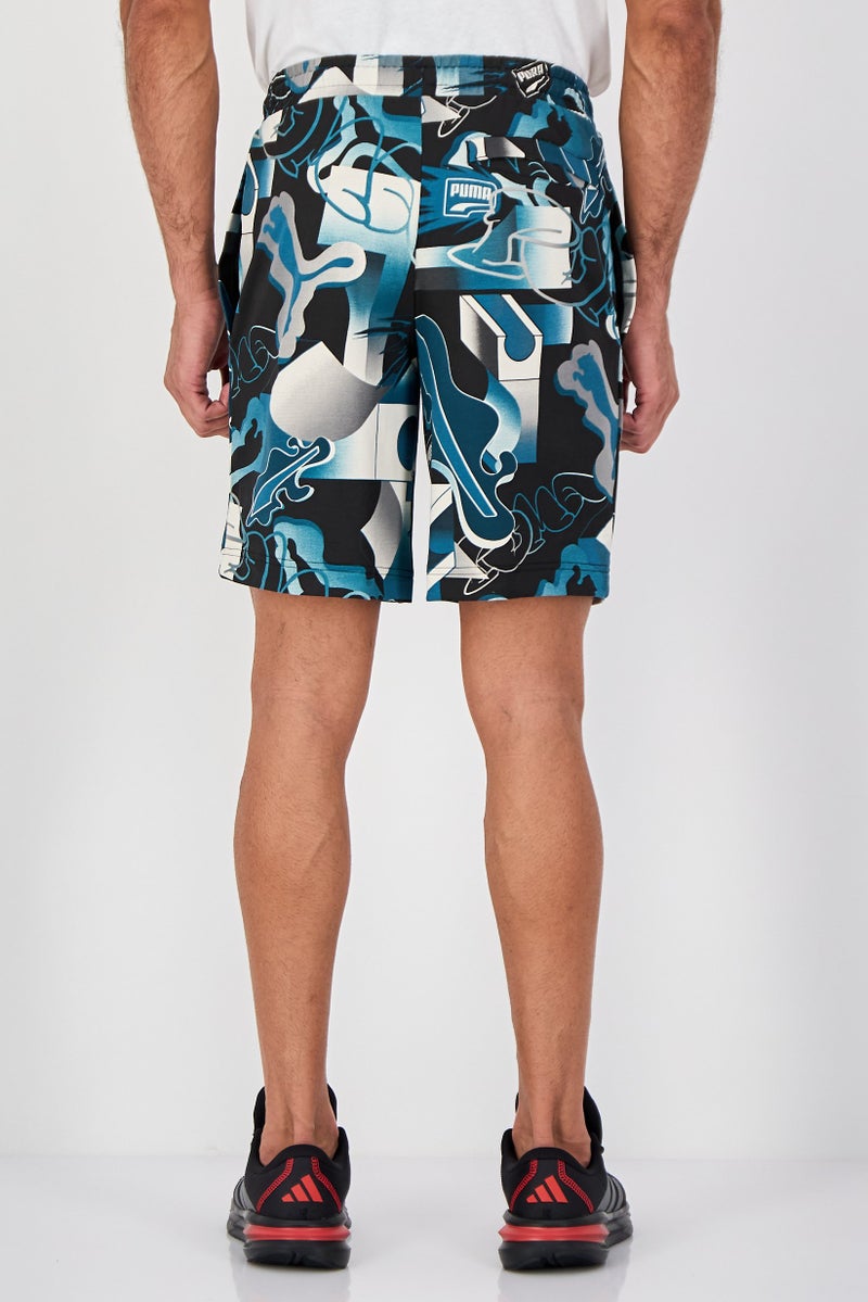 PUMA Men Sportswear Fit Outdoor Shorts, Multicolor - Image 3