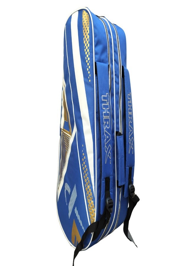 THRAX Strike Series Badminton Kit Bag Blue - Image 4