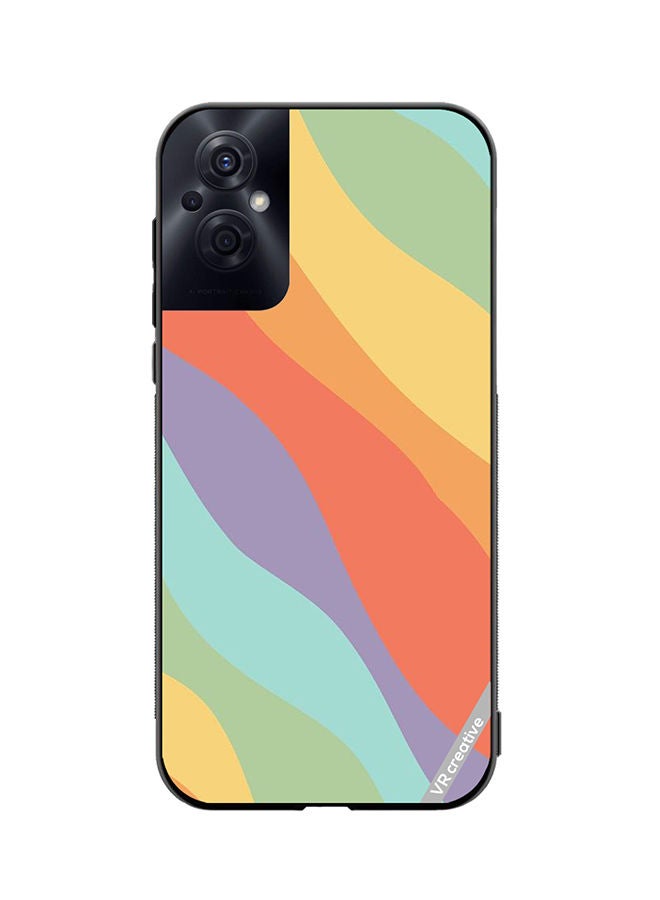 VR CREATIVE Protective Case Cover For Oppo Reno8 Z Layer Design Multicolour - Image 1