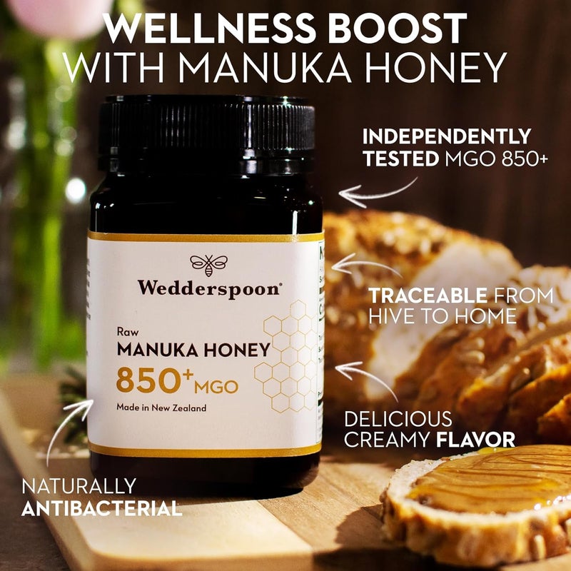 Wedderspoon Raw Premium Manuka Honey 850+ MGO - Image 3