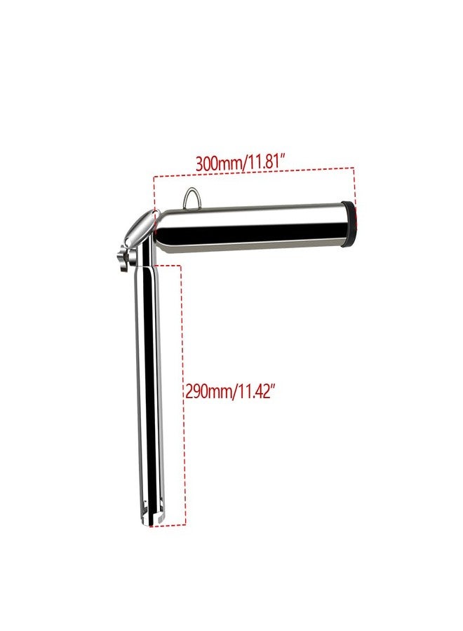 Mojiate 360°Adjustable Fishing Rod Holder, 316 Outrigger Fishing Rod Holder, Highly Polished Stainless Steel Outrigger Stylish Rod Holder for Marine Yacht Boat Camper RV and More (1) - Image 2