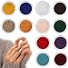 HEALLILY 2Sets Flocking Decorations Nail DIY Pigment Powder Manicure DIY Nail Tool Flocking Pigment Supplies - Image 2