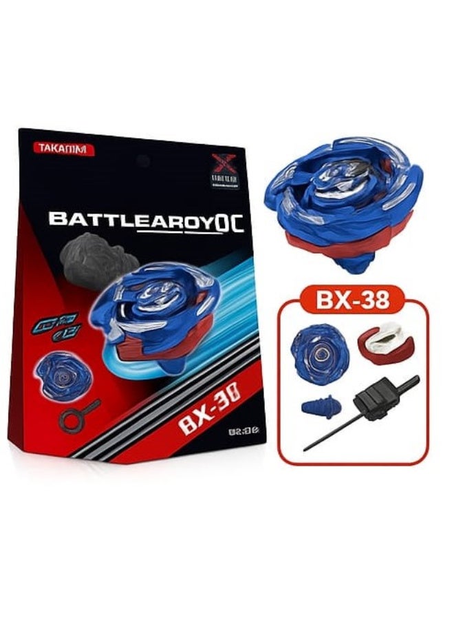 لعبة مجموعة بليبليد للمعارك، أزرق، قاذف وقرص دوار طراز BX-38، ألعاب قتالية للأطفال - Image 1