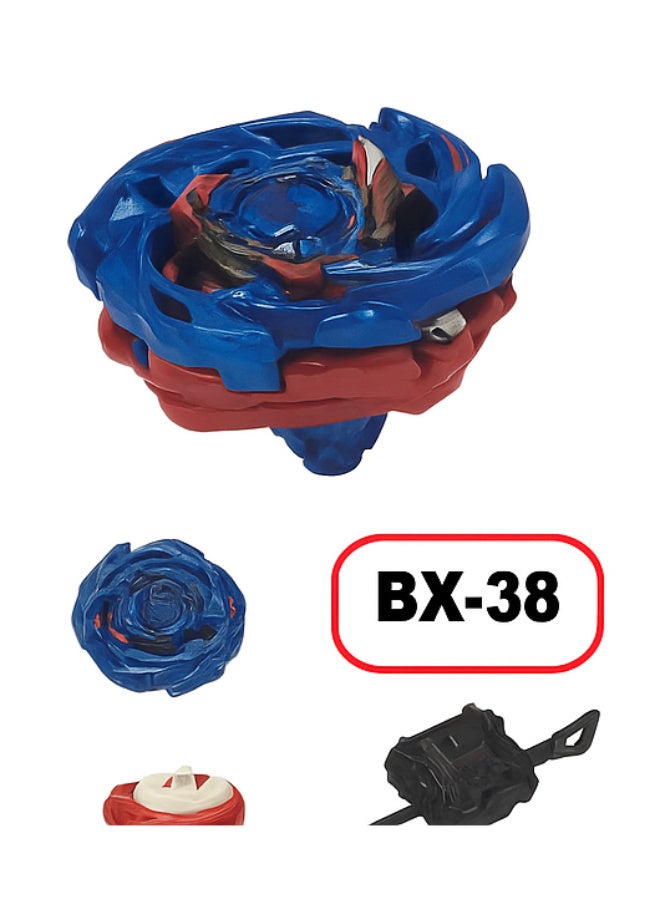 لعبة مجموعة بليبليد للمعارك، أزرق، قاذف وقرص دوار طراز BX-38، ألعاب قتالية للأطفال - Image 2