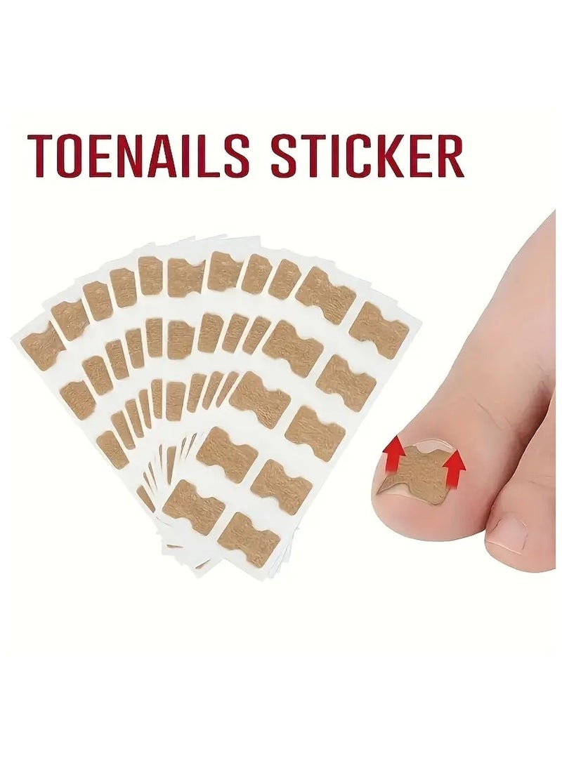 ORiTi 10 sheet  Ingrown Toenail Corrector Patch,Ingrown Toenail Corrector Strips Toenail Correction Patches Ingrown Toenail Treatment Tool Foot Care No Glue Painless Toenail Correction Stickers - Image 3