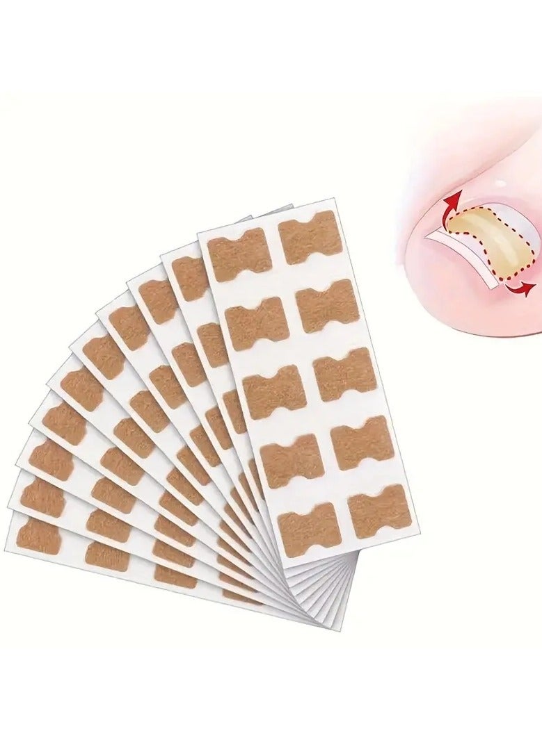 ORiTi 10 sheet  Ingrown Toenail Corrector Patch,Ingrown Toenail Corrector Strips Toenail Correction Patches Ingrown Toenail Treatment Tool Foot Care No Glue Painless Toenail Correction Stickers - Image 1