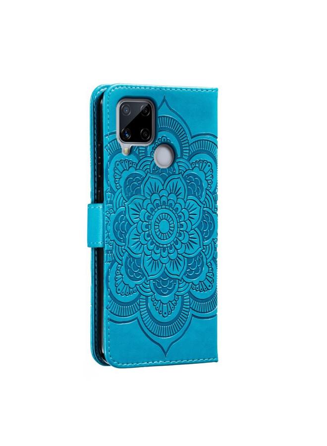 S-TOP Case For Realme C53 Sun Mandala Embossing Pattern Phone Leather Case - Image 3
