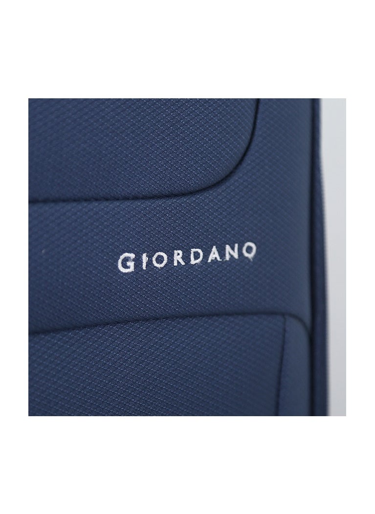 GIORDANO - Giordano Softside Luggage Trolley Bag 3 Pieces Set,Navy - Image 1