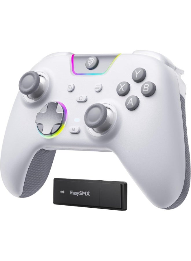 EasySMX X05 Pro Wireless PC Controller – Quiet-Press Buttons, 2-Stage Impulse Triggers, 2 Programmable Buttons, Hall Joysticks, 1000mAh Battery, 1000Hz Polling Gaming Controller for PC/Switch/Android - Image 1