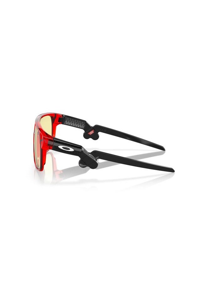 OAKLEY نظارات شمسية طيار للأطفال والشباب OJ9012، أحمر كريستالي/أسود حبر/برزم للألعاب، 58 مم - Image 3