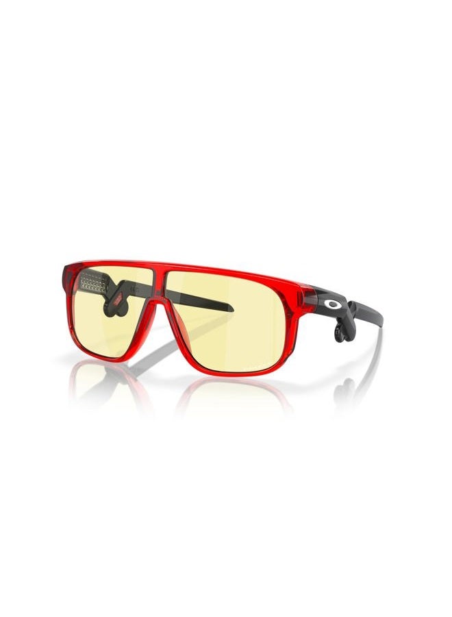 OAKLEY نظارات شمسية طيار للأطفال والشباب OJ9012، أحمر كريستالي/أسود حبر/برزم للألعاب، 58 مم - Image 2
