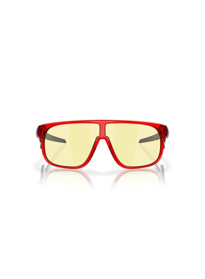OAKLEY نظارات شمسية طيار للأطفال والشباب OJ9012، أحمر كريستالي/أسود حبر/برزم للألعاب، 58 مم - Image 1