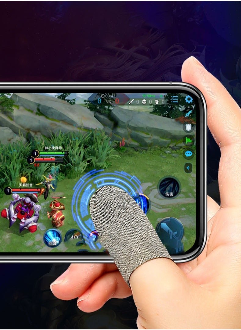 Beauenty Mobile Gaming Finger Sleeves Pack Of 2 Talons Finger Sleeves  - Image 5