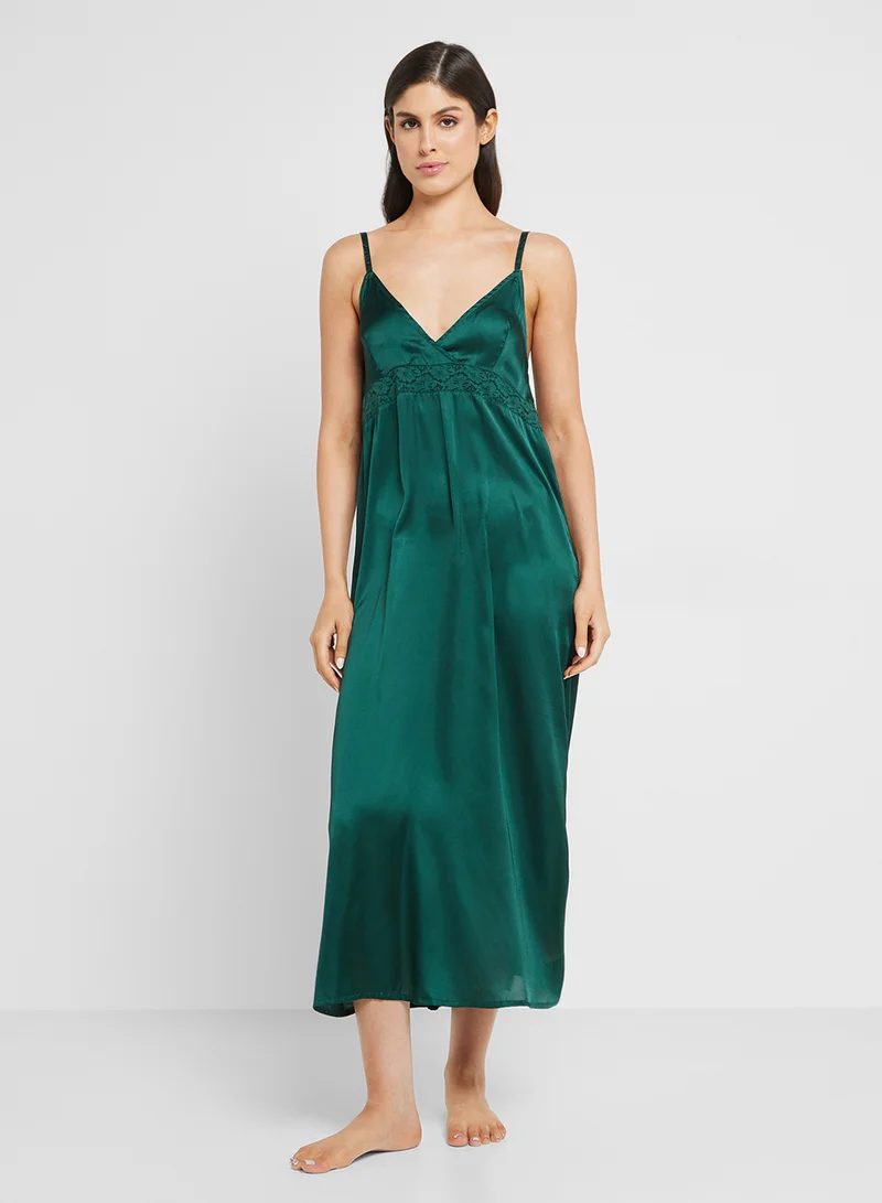Khizana Night Slip Dress With Robe
