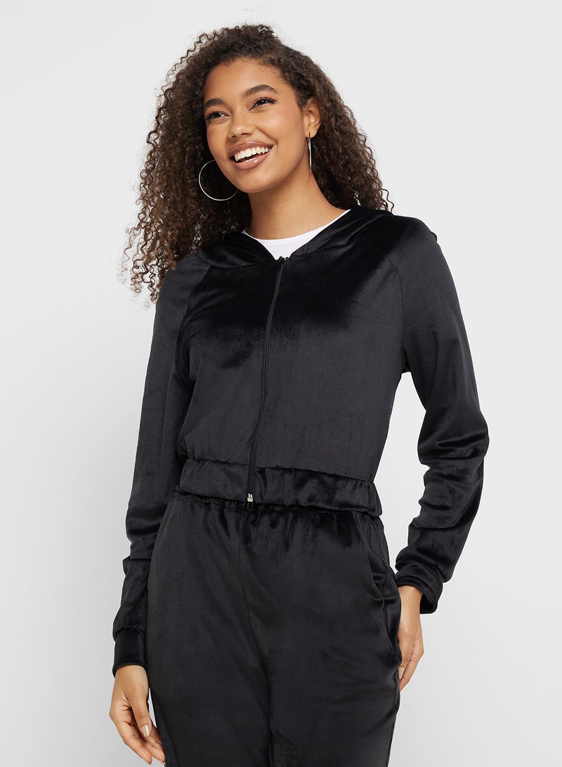 Ginger Velour Plush Hoodie & Jog Set - Image 3