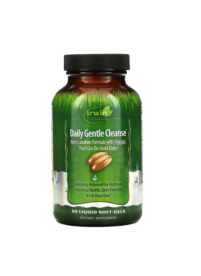 Irwin Naturals Daily Gentle Cleanse 60 Liquid SoftGels  - Image 1