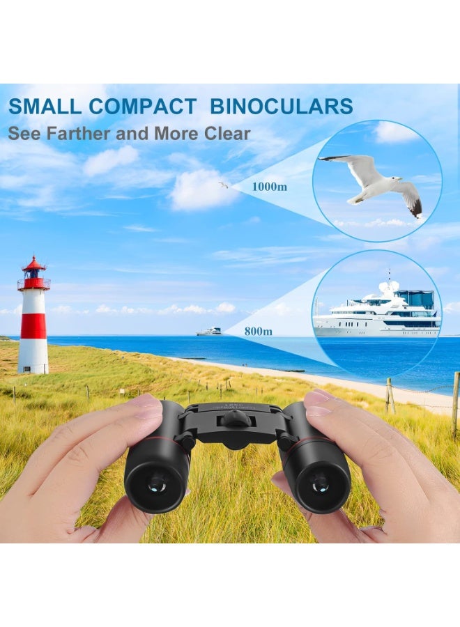 Compact Lightweight Folding Binoculars for Adults and Kids Portable Waterproof for Bird Watching Travel Theater Opera Concert Hiking Tourism - Image 4