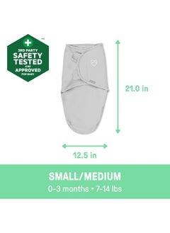 SwaddleMe SwaddleMe Summer Infant SwaddleMe Coral Days - 3 PK  - Image 4