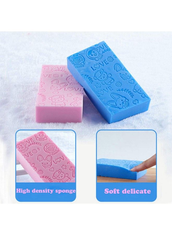 VANVENE Exfoliating Bath Body Shower Sponge 2Pcs Spa Scrub Soft Exfoliator Dead Skin Remover (Random) - Image 4