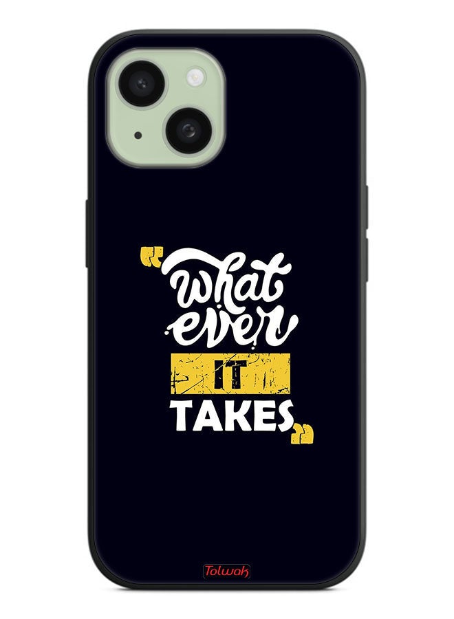 Tolwak Apple iPhone 15 Plus Protective Case Cover Whatever It Takes - Image 2