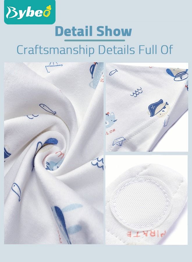 Baby Swaddle Blanket Wrap Cap Set Newborn Infant Sleep Sack With Caps 100% Breathable Cotton 0-4 Month
