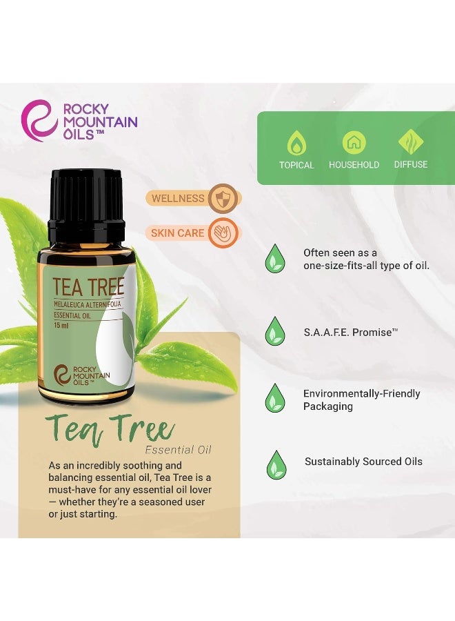 Rocky Mountain Oils - Tea Tree-15ml | 100% Pure Natural Essential Oils - Image 4
