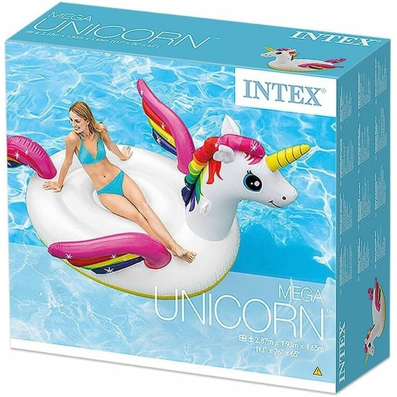 Intex - Floating Raft Mega Unicorn Island 287x193x165 cm - 57281 - Image 4