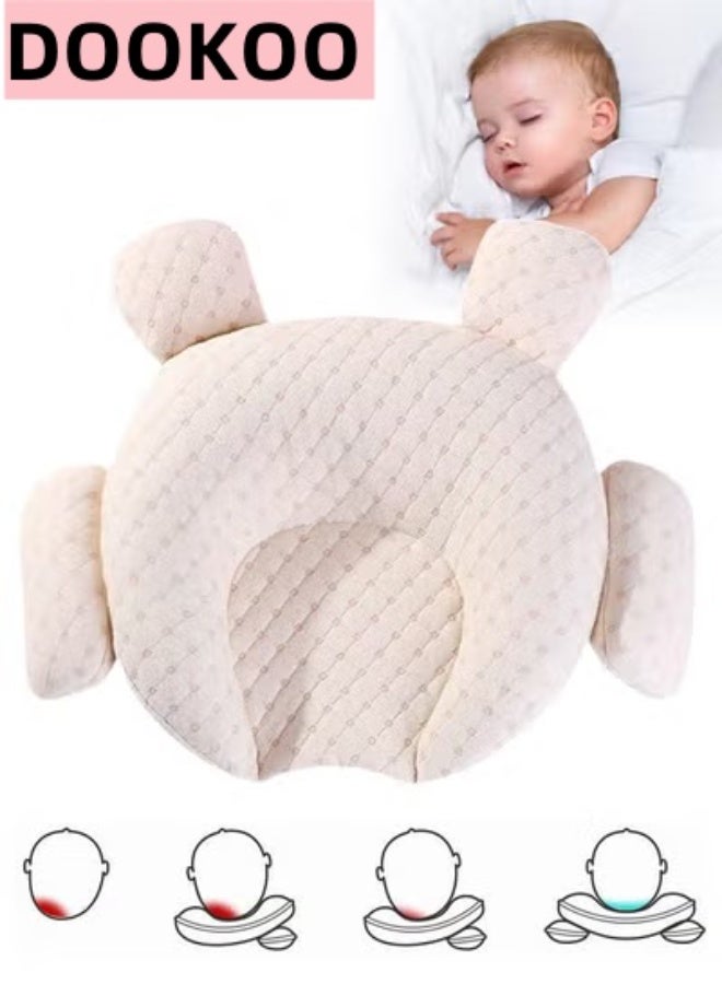 Baby Pillow - Infant Head Support Pillows Soft Baby Nursery Pillows Unisex Newborn Head Shaping Pillow Support Head Sleep Pillows - Image 2