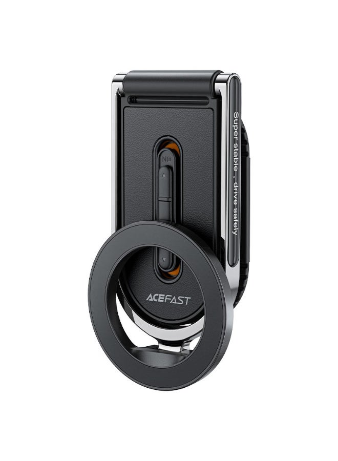 ACEFAST Car Mount Magnetic Holder D54, Dashboard Stand For Smartphones, Powerful Magnetic Grip, Non-Slip Silicone Surface, Dashboard Mounting,  Wide Compatibility - Black - Image 2