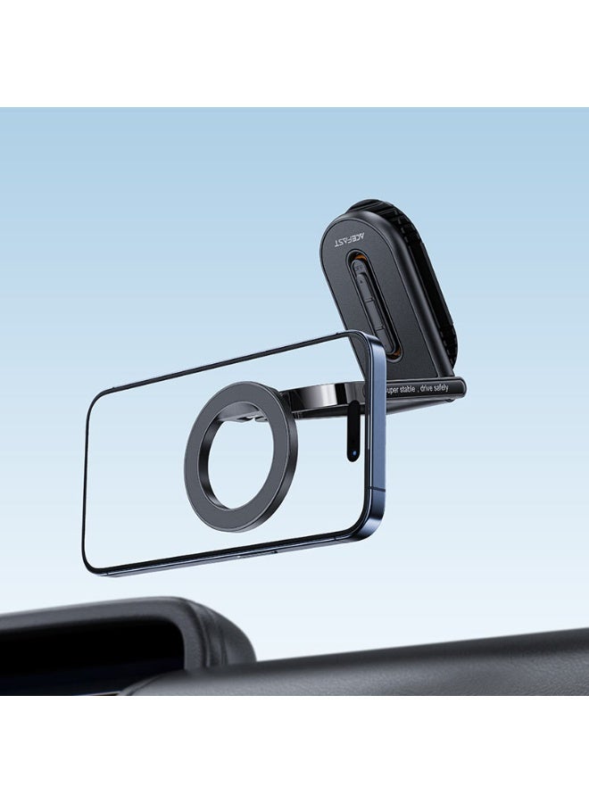 ACEFAST Car Mount Magnetic Holder D54, Dashboard Stand For Smartphones, Powerful Magnetic Grip, Non-Slip Silicone Surface, Dashboard Mounting,  Wide Compatibility - Black - Image 4