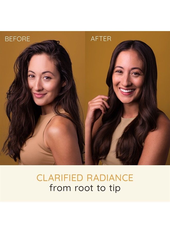 Aveeno Apple Cider Vinegar Sulfate-Free Conditioner for Balance & High Shine, Daily Moisturizing & Scalp Soothing Conditioner for Oily or Dull Hair, Paraben & Dye-Free, 12oz - Image 3