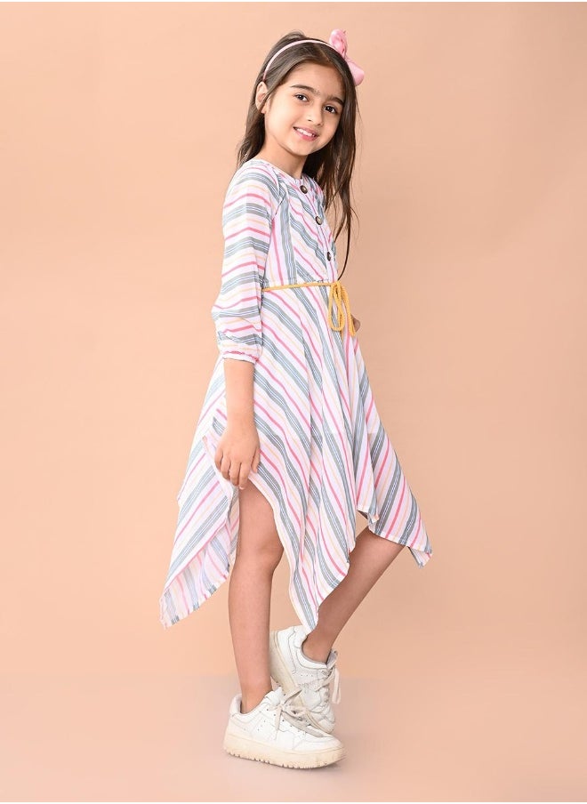 LILPICKS Printed Fit n Flare Dress  - Image 1
