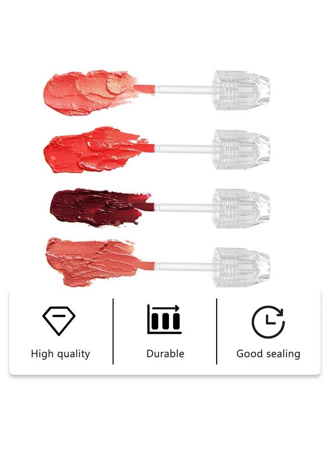 Beaupretty Clear Gloss Lip Gloss 5Pcs Empty Lip Gloss Tubes Diamond Plastic Lip Gloss Bottle Containers Clear Refillable Lipstick Lip Balm Bottles Diy Liquid Eyeliner Tubes Sample Containers - Image 5