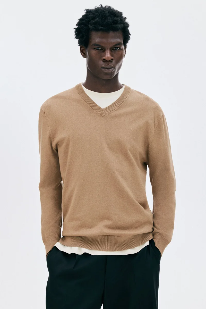 H&M Regular Fit Fine-knit jumper