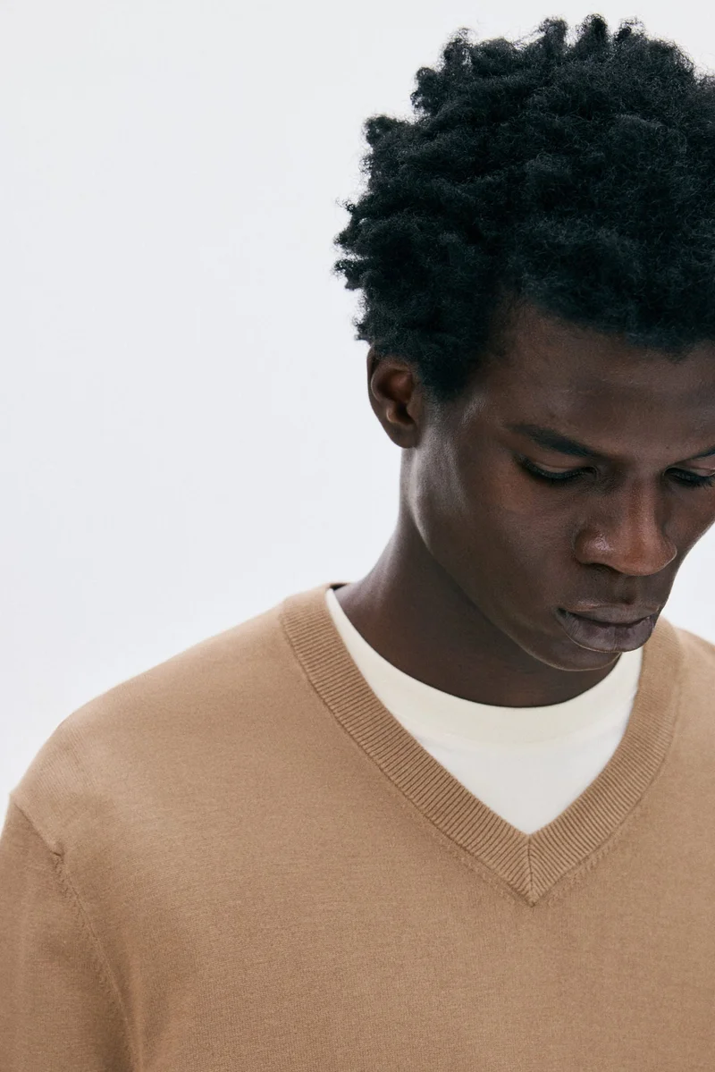 H&M  Regular Fit Fine-knit jumper for Men | Best Price UAE