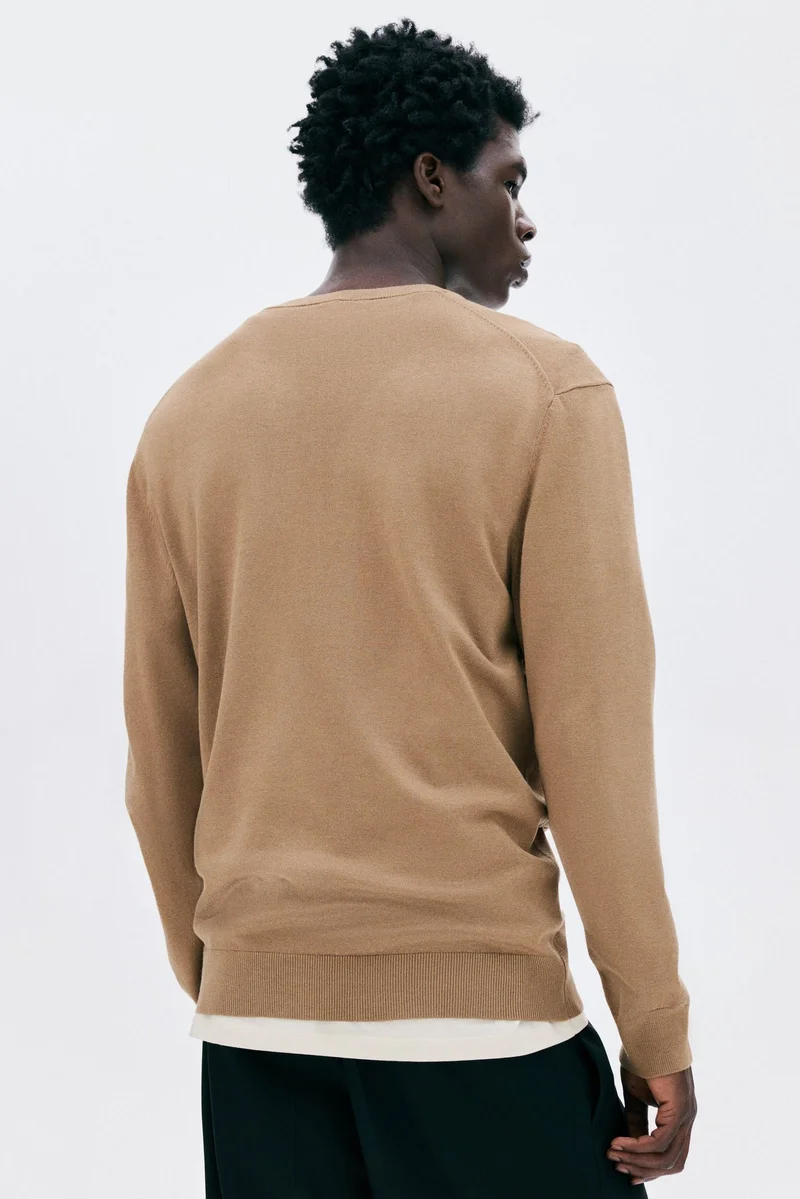 H&M  Regular Fit Fine-knit jumper for Men | Best Price UAE