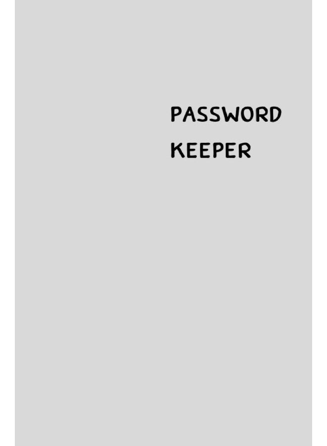 Password Keeper: Size (6 x 9 inches) - 100 Pages - Cloud Cover: Keep your usernames, passwords, social info, web addresses and security questions in one. So easy & organized  - Image 1