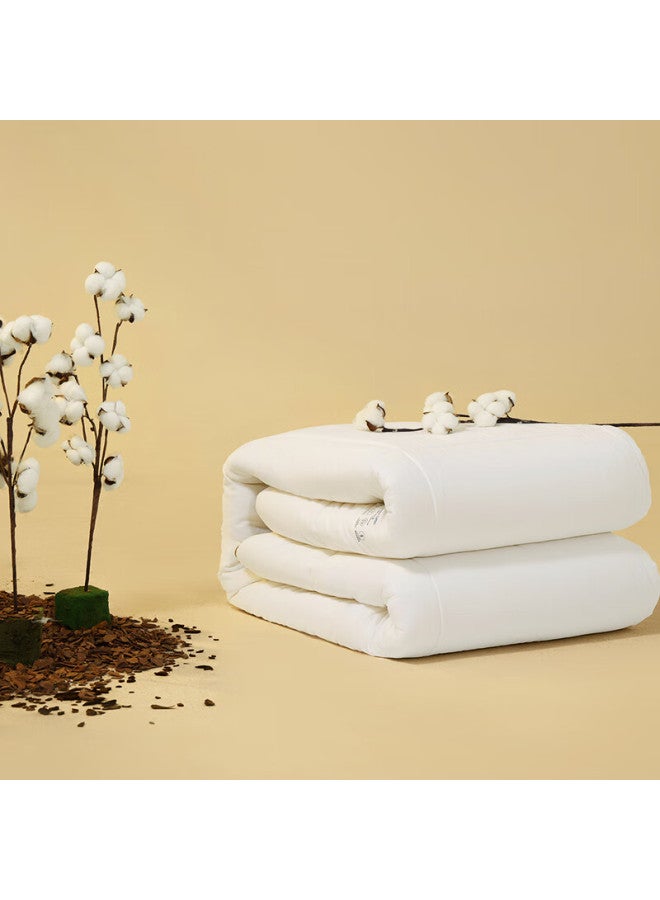 Akin Du 100% Natural Xinjiang Cotton Quilt, Pure Cotton Comforter, Single Bed Quilt, Spring And Autumn Quilt, 3.2 Jin, 1.5x2m - Image 2