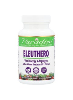 Paradise Herbs Paradise Herbs, Eleuthero, 250 mg, 120 Vegetarian Capsules  - Image 1