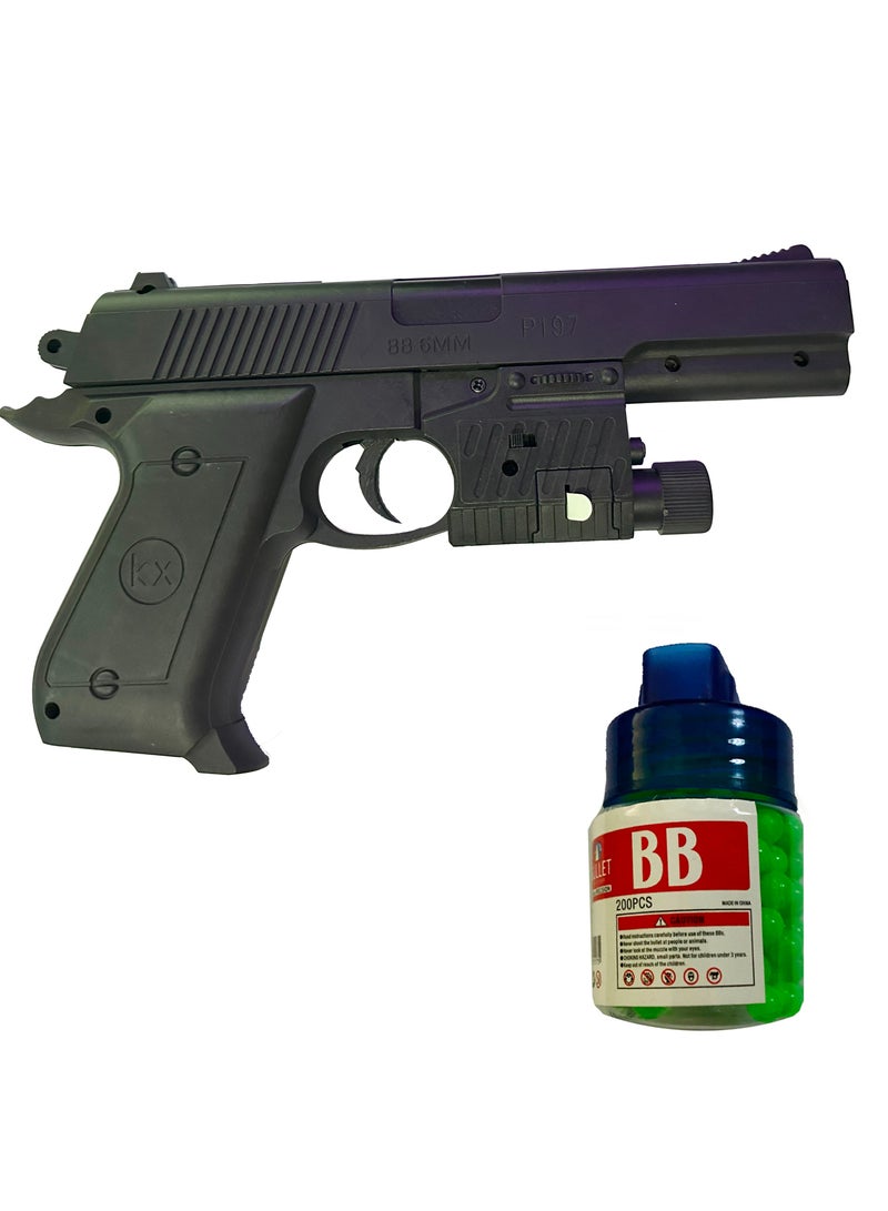 bullet لعبة ببجي غون سيكوم مع ليزر مزدوج واير سوفت 200 رصاصة - Image 3