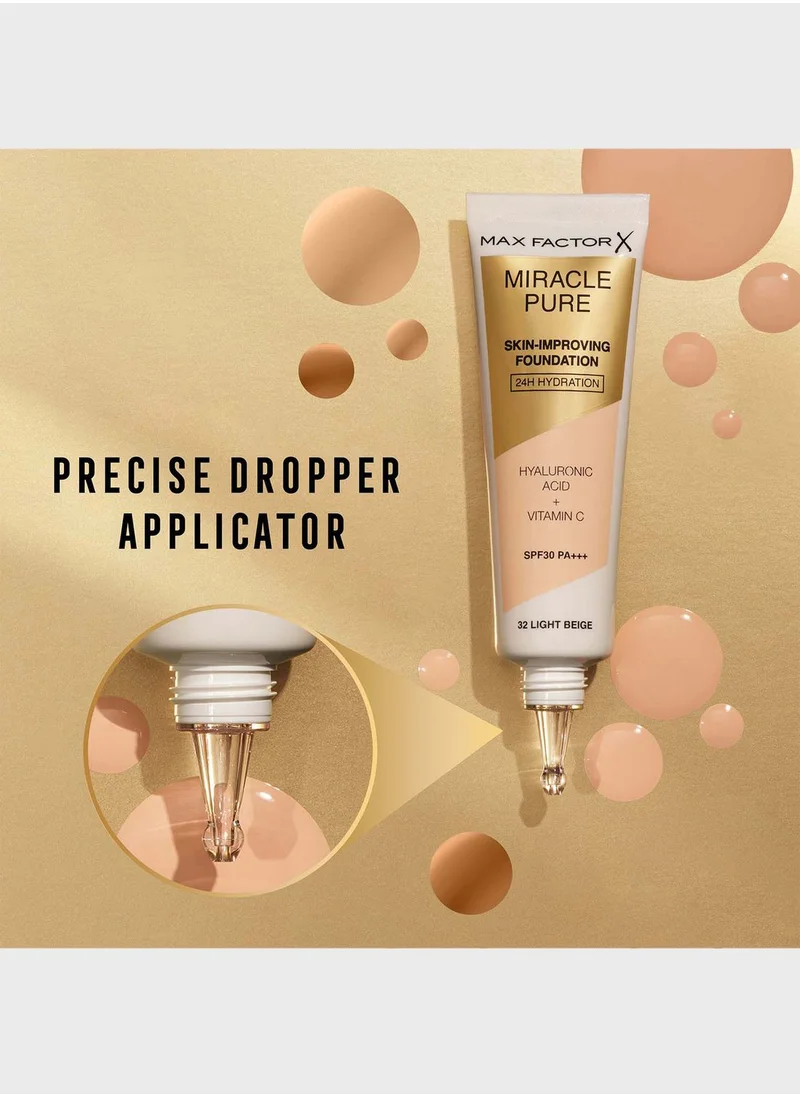 Max Factor Miracle Liquid Foundation –  55 –  Beige