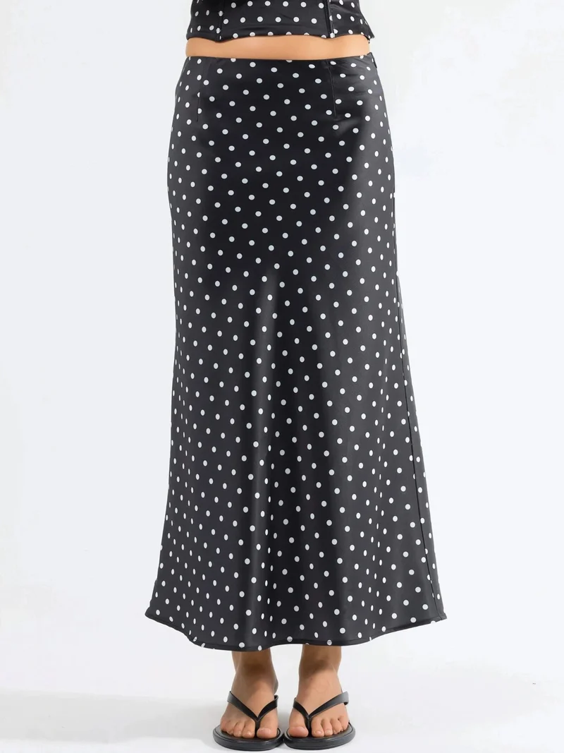 هيكاب Polka Dot Maxi Skirt