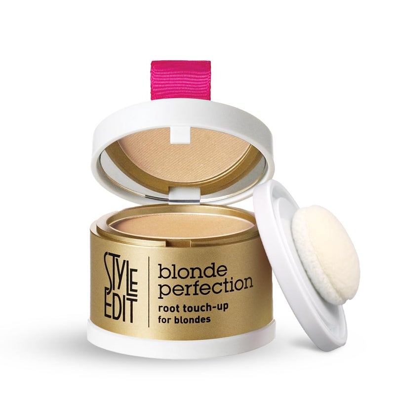 Style Edit Root Touch Up Powder | Temporary Color for Medium Blonde, Dark Roots, Highlights and Grays | Mineral-Infused Concealer for Thinning Hair and Hairline | 0.14 oz. - Image 1