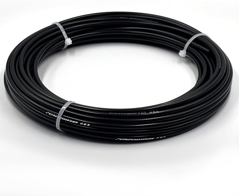 Farbetter Lined Bicycle Brake Cable Housing, 5mm x 50ft, Including 30 PCS Cable End Caps Kit, The Most Trusted DIY Set for SRAM/Shimano Mountain Bike Road Bike (Black) - Image 2