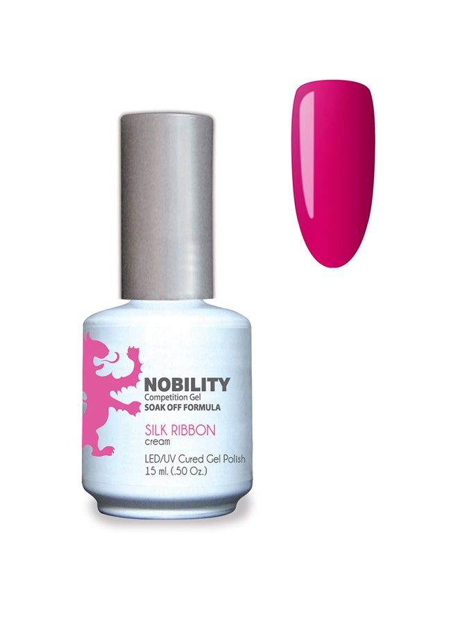 Lechat Gel Nail Polish 15 ml, Long Lasting, Chip Resistant, Requires Drying Under UV Led Lamp Silk Ribbon Nbgp61