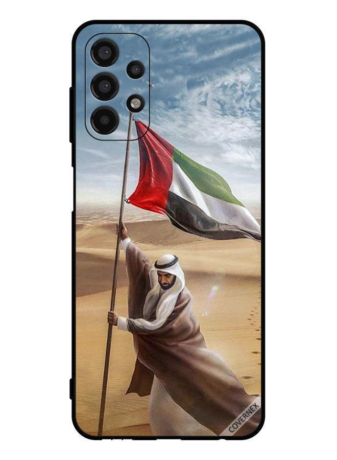 Covernex Protective Case Cover For Samsung Galaxy A13 Zayed Planted UAE Flag - Image 1
