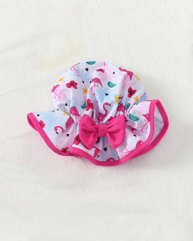 Mioglrie Toddler Baby Swimsuit Girl 12-18 Months Toddler Bathing Suit Two Piece Rose Red Tankini Baby Girl's Swimwear Summer Beach Bikini Set - Image 4
