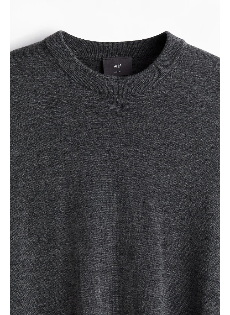 H&M Slim Fit Wool Jumper