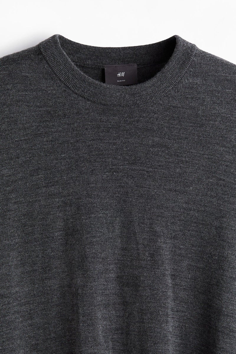 H&M Slim Fit Wool Jumper - Image 2