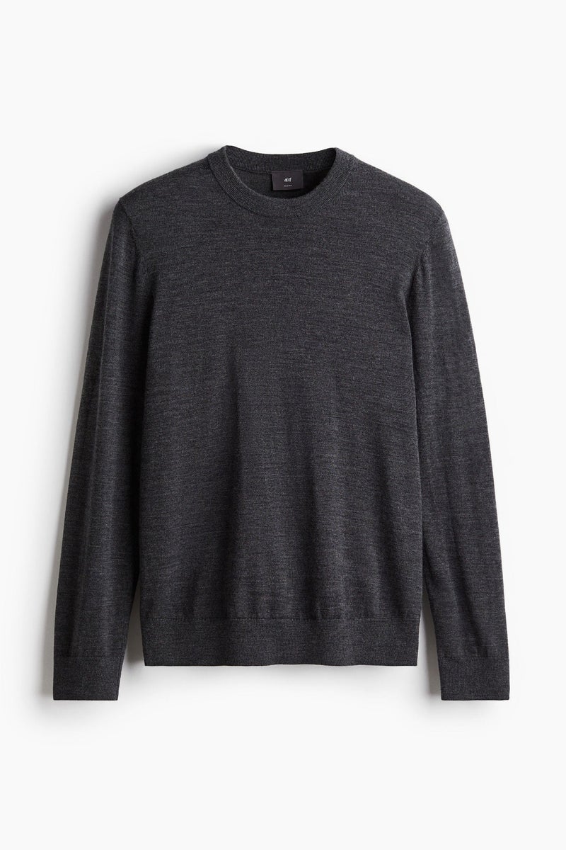 H&M Slim Fit Wool Jumper - Image 1